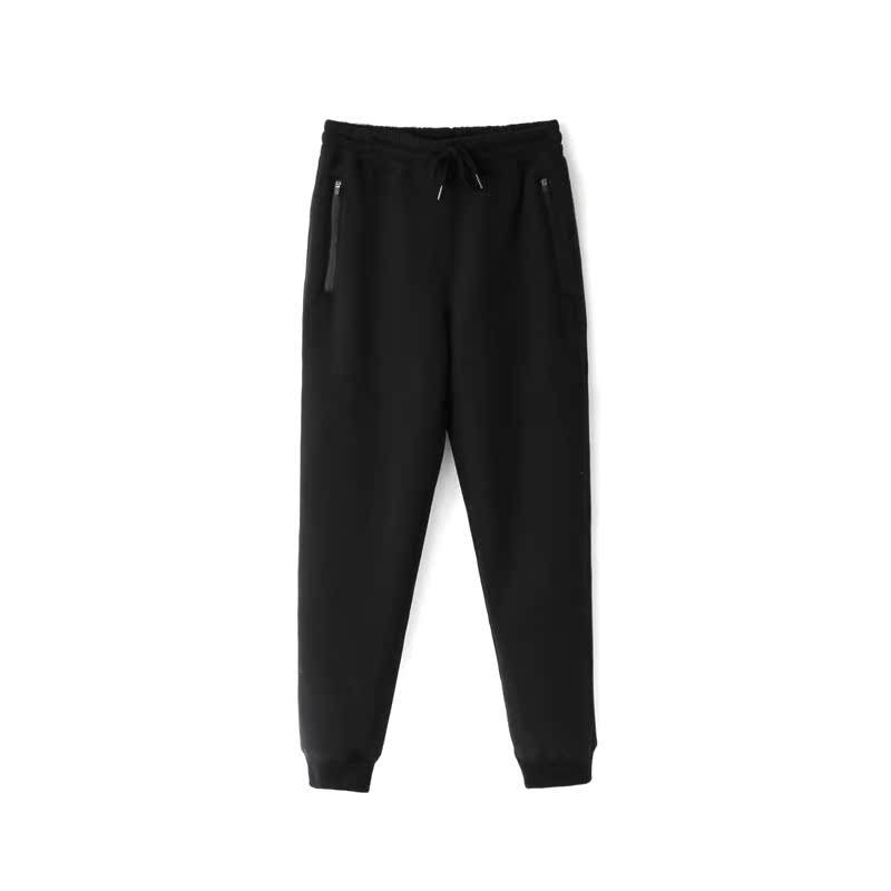 Quần thể thao nam cộng với quần nhung đệm quần mùa đông ấm áp cừu cashmere nam tự tu quần quần giản dị quần thể dục