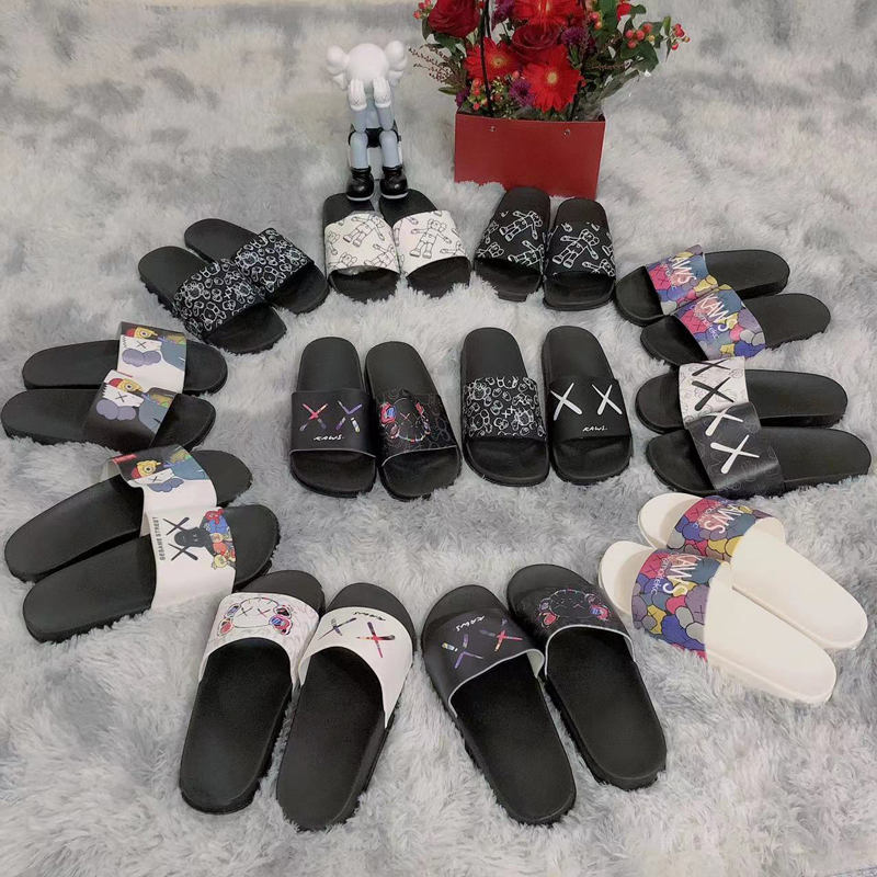 Sesame Street Men's and Women's Trendy Slippers Camouflage Cartoon Xx Couple Non-Slip Home and Outdoor Graffiti Anime Sandals