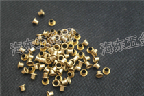 Copper hollow rivets GB876-76 Φ1 5-Φ5 complete specifications (110 yuan per kilogram)