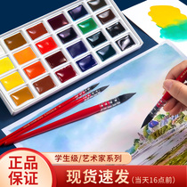 Russian White Night solid watercolor paint 24 colors student grade 12 16 36 artist grade watercolor paint set