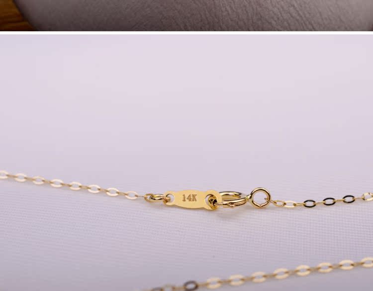 HC chính hãng vàng 14k vòng chân vàng 10k bóng vàng chuyển hạt chuông đôi bóng tuyệt vời Nhật Bản và Hàn Quốc - Vòng chân vòng chân bạc tây tạng