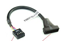 USB3 0 TO 2 0 wiring USB3 0 20-pin TO the 9-pin USB2 0 pai mu USB3 0 TO 2 0