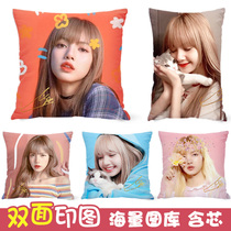 blackpink perimeter Lisa Kim Ji Xiu JISOO Park Caiying jennie custom pillow cushion dual-use quilt