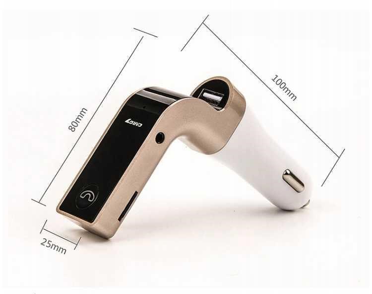 Xe Máy nghe nhạc mp3 Bluetooth rảnh tay điện thoại xe hơi USB đa chức năng sạc máy phát nhạc xe - Phụ kiện MP3 / MP4 núm tai nghe bluetooth