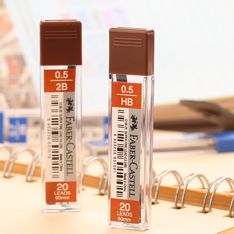 Germany Huibaijia lead core 0 5 0 7mm FABER-CASTELL movable pencil lead core automatic refill