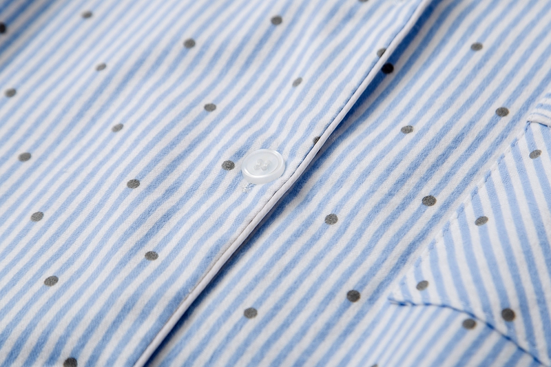G1703 áo ngủ dài mùa thu kích thước lớn đồ ngủ dài tay cotton nhung váy ngủ cộng với phụ nữ chất béo áo len dịch vụ nhà áo ngủ đẹp