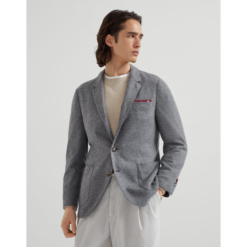 Three Thousand | Luxury Line, All-Cashmere, Ultra-Luxurious, Meticulously Crafted Suit with Beaded Edges/Light Structure Bc Casual Suit - Dress Pants Ae526