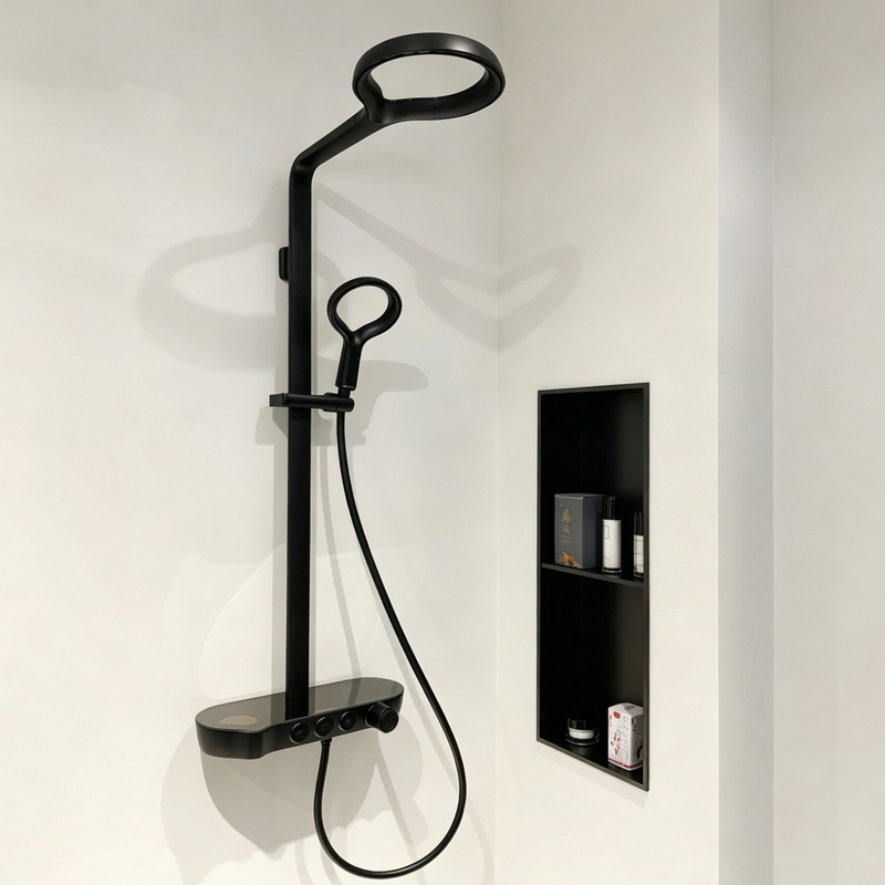 Aio Series Methven Bathroom Shower Thermostatic Shower Set with Overhead Spray