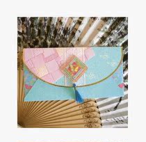 South Koreas original imported horizontal cards and flowers are sent together.
