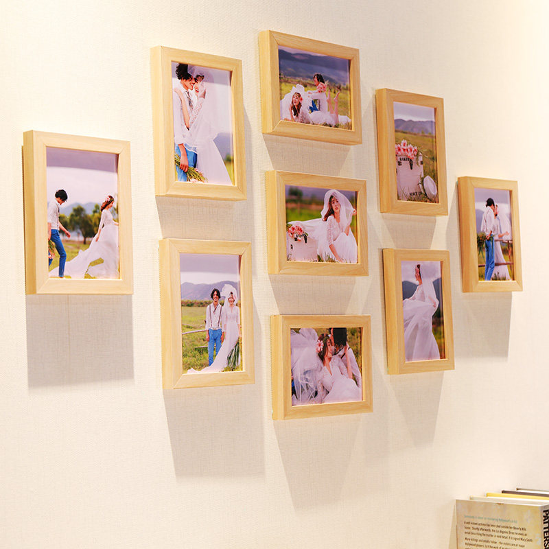 Nine Palace Gwash Photos Nordic Photo Walls 9 7 Inch Photo Frames Combo Photo Frame Wall 9 Palace Gg Little Fresh Nordic