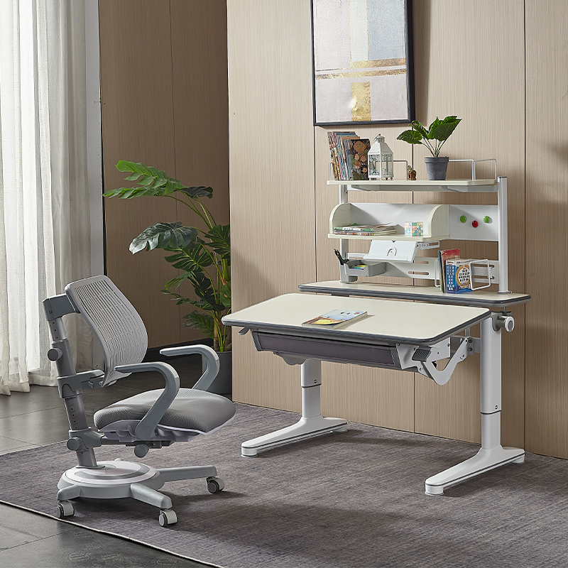 Upgrade Warwick 3 Lift children study table and chairs package for primary and middle school high school desks solid wood book table and chairs