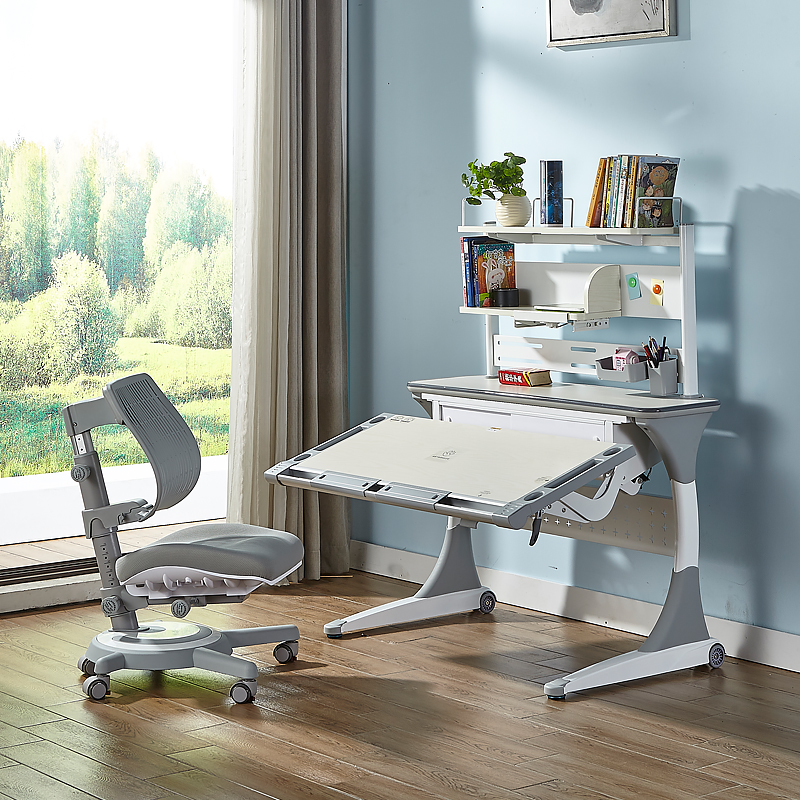 Exported to Taiwan Harvard modern light luxury solid wood children's study desk primary school student desk lift desk chair set