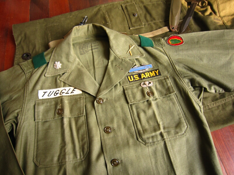 Rare 99 New! Han Zhan’S 56Th 24Th-Step Soldiers in the Middle School, Full Brushwork! Flat Flap Pocket Pants Shirt Small