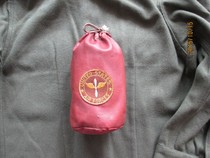 (Rare good product) World War II original deerskin soft small bag Lu Airlines pilot storage bag good leather