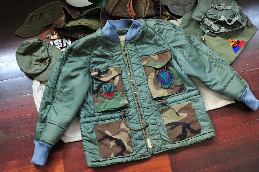 Magic change Army version jacket cashmere liner S small collection waist design fusion M65 SCOVILL copper zipper-Taobao