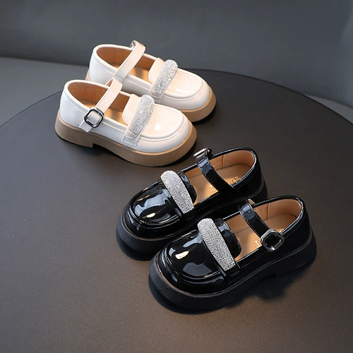 Туфли для принцессы для кожаной обуви, универсальная обувь для отдыха, осенние, подходит для подростков
