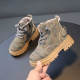 Martens, детские демисезонные короткие сапоги для мальчиков, ботинки, тренд сезона