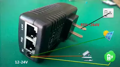 Cool fish wireless bridge POE power supply dual power supply POE combiner bridge network route power supply