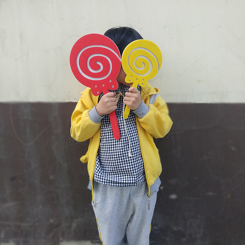 Kindergarten morning exercise equipment dance performance school sports meeting admission creative opening ceremony group lollipop props
