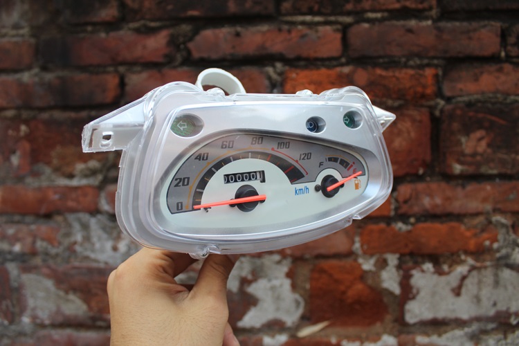 Phụ kiện xe máy WH100T-H công chúa nhỏ Wuyang 100 joy 100scr dụng cụ cơ khí đồng hồ điện tử xe wave 110