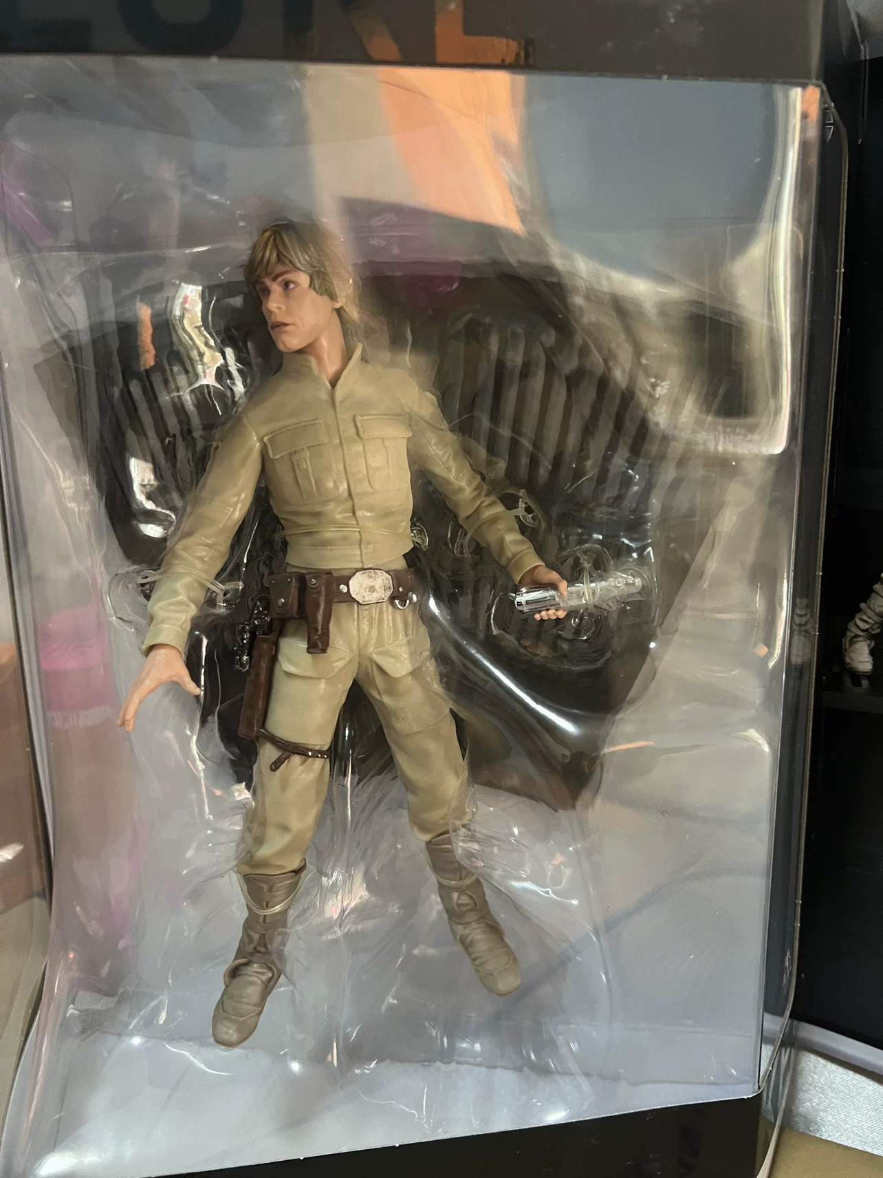 Hasbro/孩之宝 Black movable minifigure, star wars, wide color palette, 8 inch