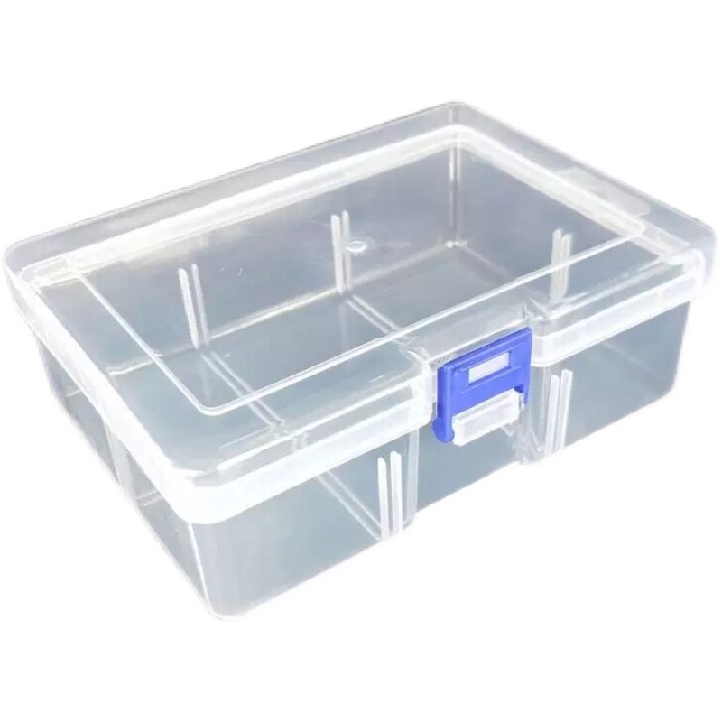 Portable storage box transparent plastic chip rack points reward coin card box classification containing small box