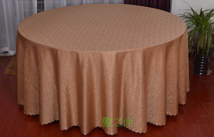 Round table tablecloth fabric hotel restaurant tablecloth modern tablecloth cafe rectangular fabric custom-made