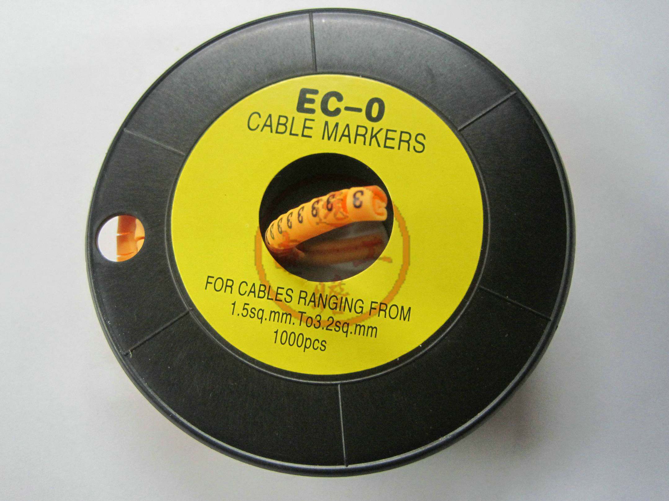 Export type number tube EC-0 digital coding tube line number tube marking tube special-shaped tube 1 5 square