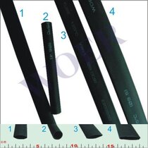 ROHS UL Wall environmental black heat shrink tubing WOER insulating sleeve Ф from 12MM to 100 m disk