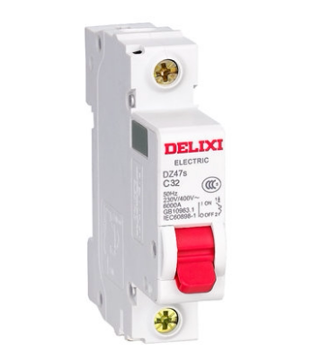 China Delixi Air switch circuit breaker DZ47 1P 3A6A10A16A20A25A32A40A63A