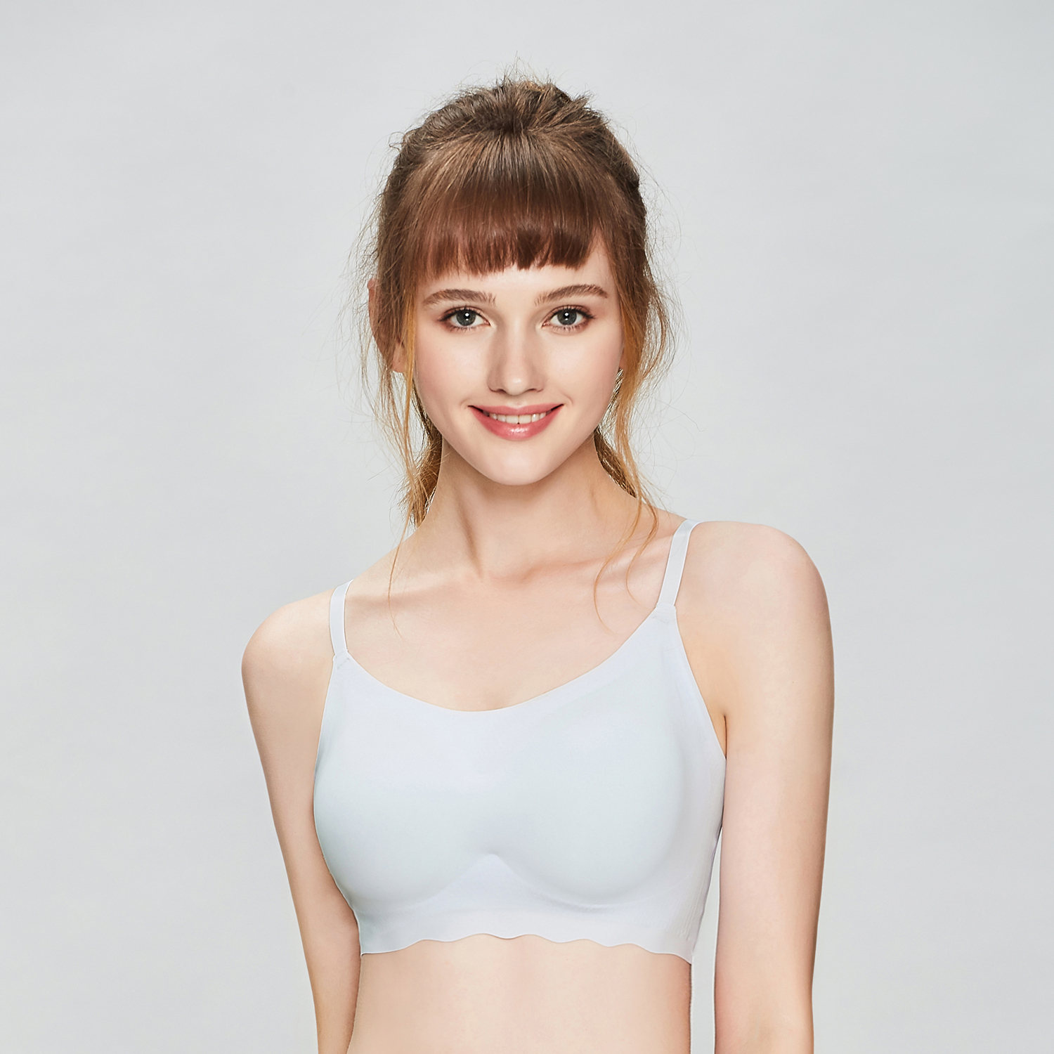 mỹ quan đô thị womens đồ lót không có vòng thép áo ngực kiểu đèn chống loại bỏ vest một mảnh vô hình của ánh sáng áo ngực mùa hè.