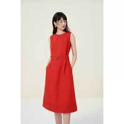Spot-CCHER structural suspender skirt active waist cover cool linen silk and female XLHC3650