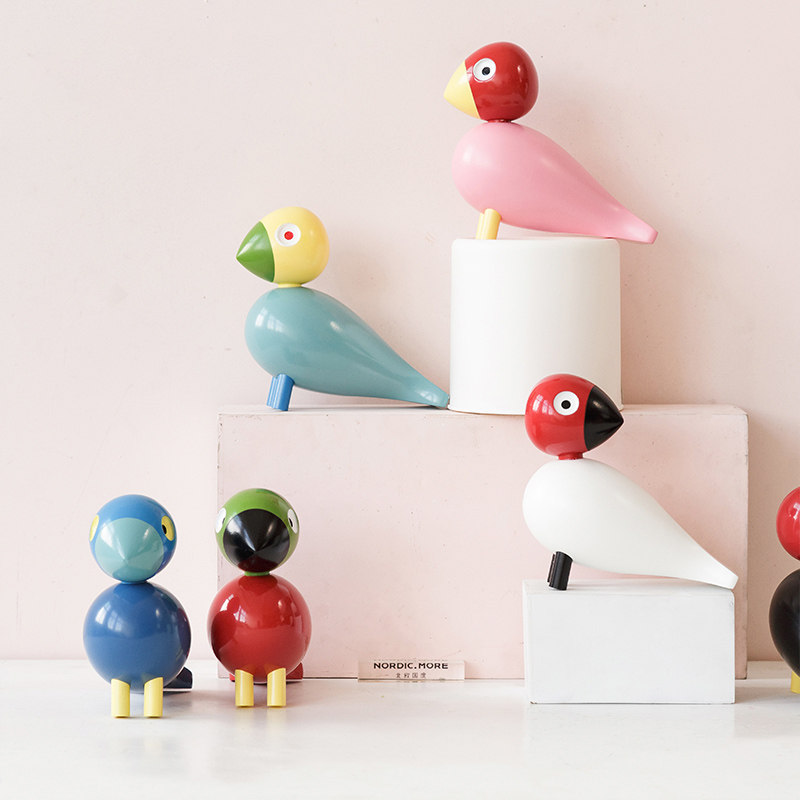 Nordic Country Reengrave Edition Classic Thyme Bird Fauna Pendulum minimalist desktop decorations Xuanguan desk furnishing