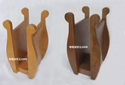 Chengyu audio rack Black walnut solid wood creative headset rack Harp headset stand Headset stand