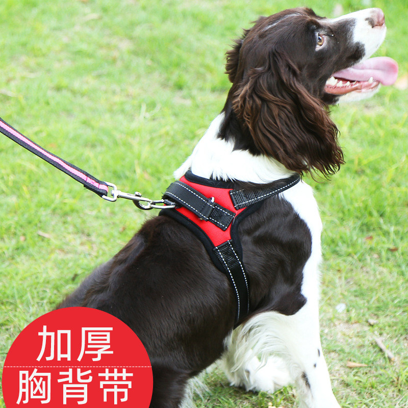 Pet Pooch Supplies Large Small And Medium Dogs Out Traction Rope Chest-Holding Baby Bag Vest Type Dog Rope Dog Necklace for dog rope