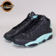 University of North Carolina AirJordan13AJ13 mint ສີຂຽວ crocodile ສີດໍາແລະສີຂຽວ Tiffany 414571-030