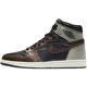 ມະຫາວິທະຍາໄລ North Carolina AirJordan1AJ1 Bronze Rust Shadow Chameleon ສູງ 555088-033