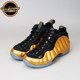 ມະຫາວິທະຍາໄລ North Carolina NikeAirFoampositeOne gold spray ສີດຳສີທອງໂຟມ 314996-700