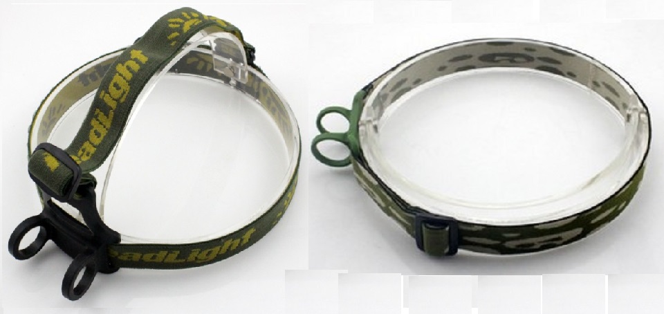 Multi-function Flashlight Headband Elastic Headlight Strap Diving Flashlight headlight Strap for 22-25mm diameter