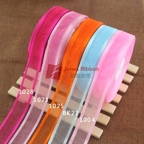 Прозрачная шифоновая лента, упаковка, 2.5см