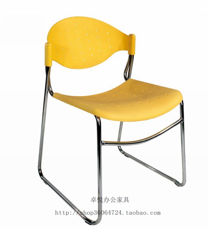 Round hole plastic backchair guest chair bow chair recreational chair office chair training chair computer chair