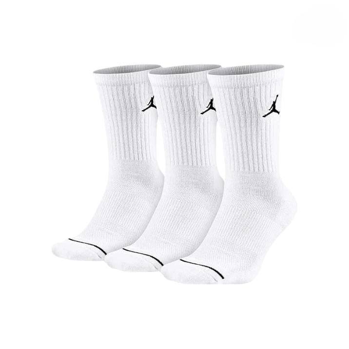 Nike Jordan Brand Towel-Soled Quick-Drying Cushioning Socks, 3 Pairs, Sports and Leisure Mid-Calf Socks Dx9632 Nike Jordan Brand Towel-Soled Quick-Drying Cushioning Socks, 3 Pairs, Sports and Leisure Mid-Calf Socks Dx9632