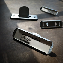 KINOCO蘑菇空间 ) 金属价签牌 价格牌 镀锌板制货架附件 标签夹