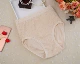 Xuất khẩu sang Nhật Bản 100 bông ren thêu eo cao của phụ nữ cotton quần short nữ tam giác quần lót