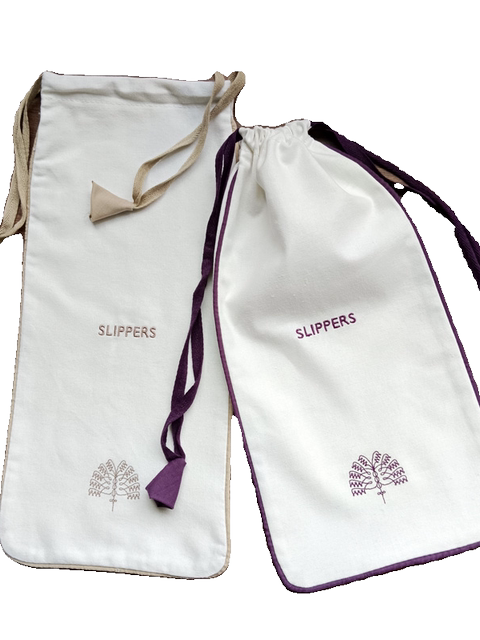 Foreign trade order thickened cotton drawstring dustproof storage bag underwear socks single shoes tie-out exquisite single shoes bag