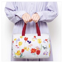 Fashion magazine cat ink painting portable shopping bag Hand bag