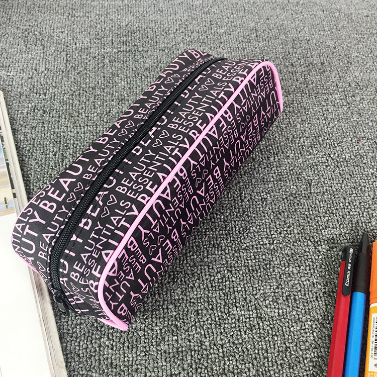 Cy zone letter pen bag makeup pen storage bag Stationery pen bag 20*7*7cm