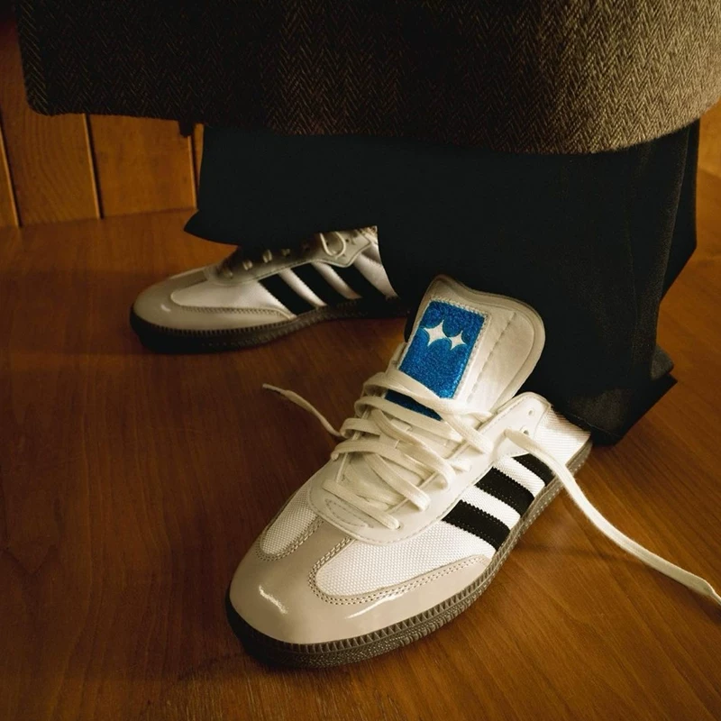 BSTN x Adidas Samba совместная обувь на низком уровне для мужчин и женщин износостойкие кроссовки