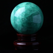 Natural Chinese white marble fluorite night Pearl original stone luminous ball Luminous Stone Ice Stone ice island stone ornaments Town House