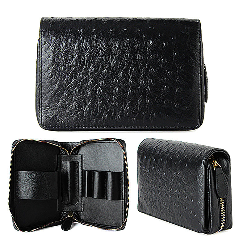 OLDFOX leather pipe bag multifunctional portable storage cigar tobacco bag men's handmade retro tool accessories